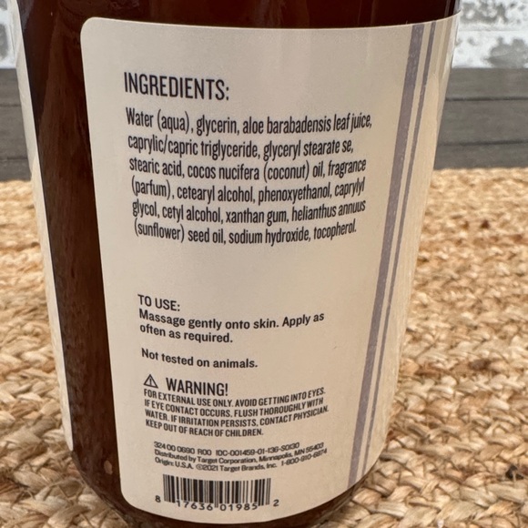 Hearth & Hand Salt Lotion - Brown Bottle Brand New
Rare - Picture 6 of 6